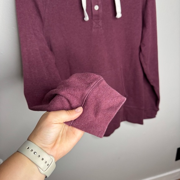 The Normal Brand Henley Hoodie Pullover Sweatshirt Mens Medium - Picture 6 of 12